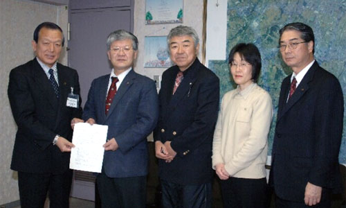 �s���Ɂu���k�n�������m���n�k�Ɋւ���ēx�̐\������v���s�����Y�}�s�c�c