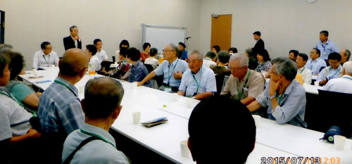 ����Ɍ㉇���45�l���Q���B���A����x�ƌ㉇�